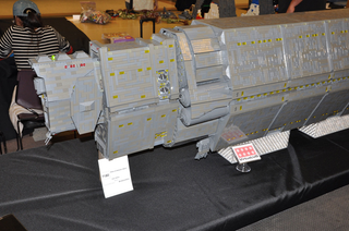 Illustration for article titled It Only Took $7,000 To Build This LEGO Halo Spaceship